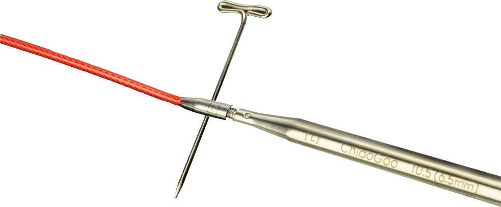 ChiaoGoo - 5" TWIST Interchangeable Needle Set Red Lace Complete US 2-15 (2.75mm-10.00mm)