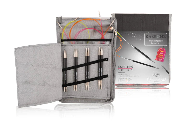 Knitter's Pride - Karbonz - 4.5" Interchangeable Needle Set Deluxe
