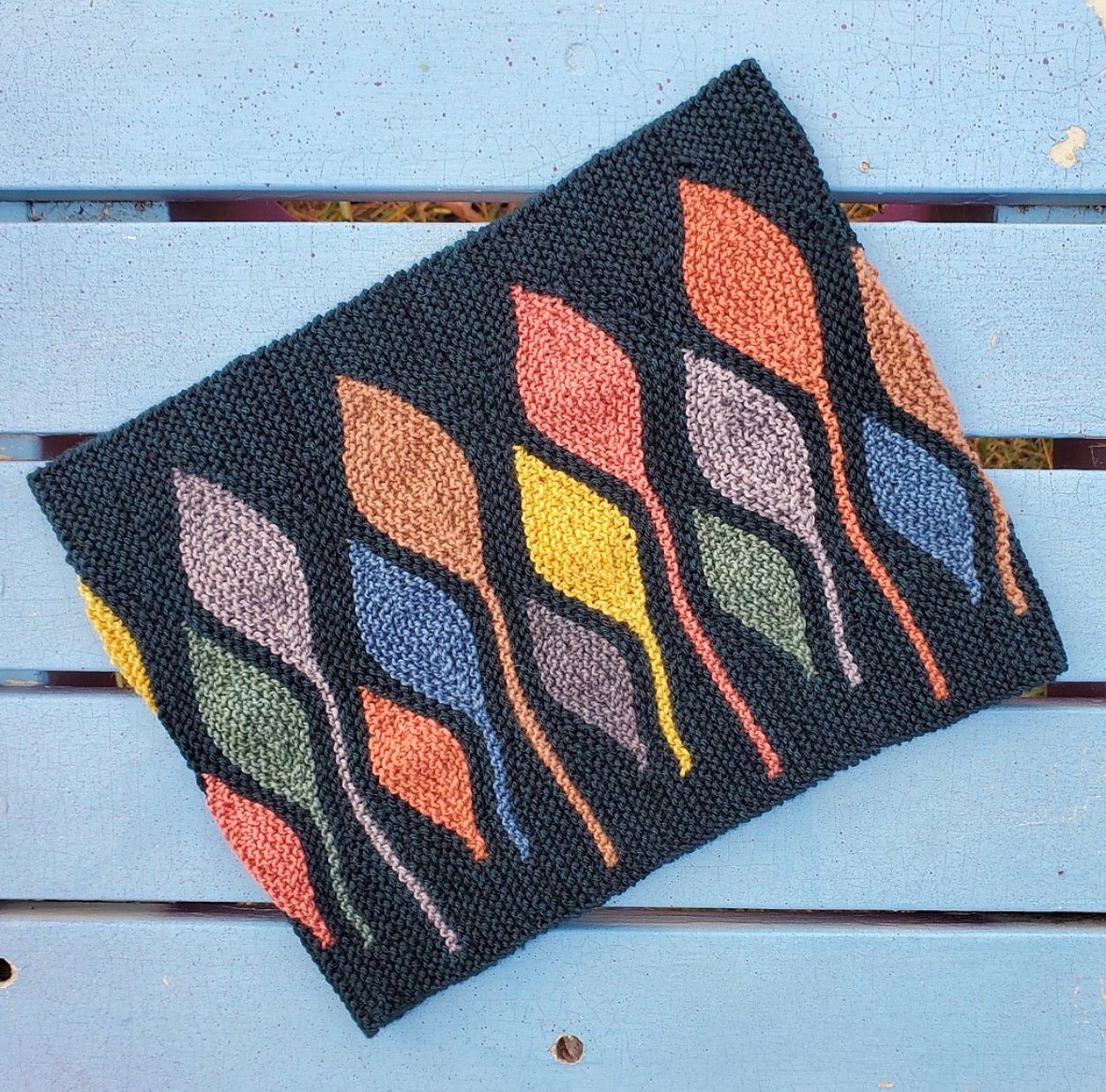 Short Row Colorwork - Toph Compagne Cowl