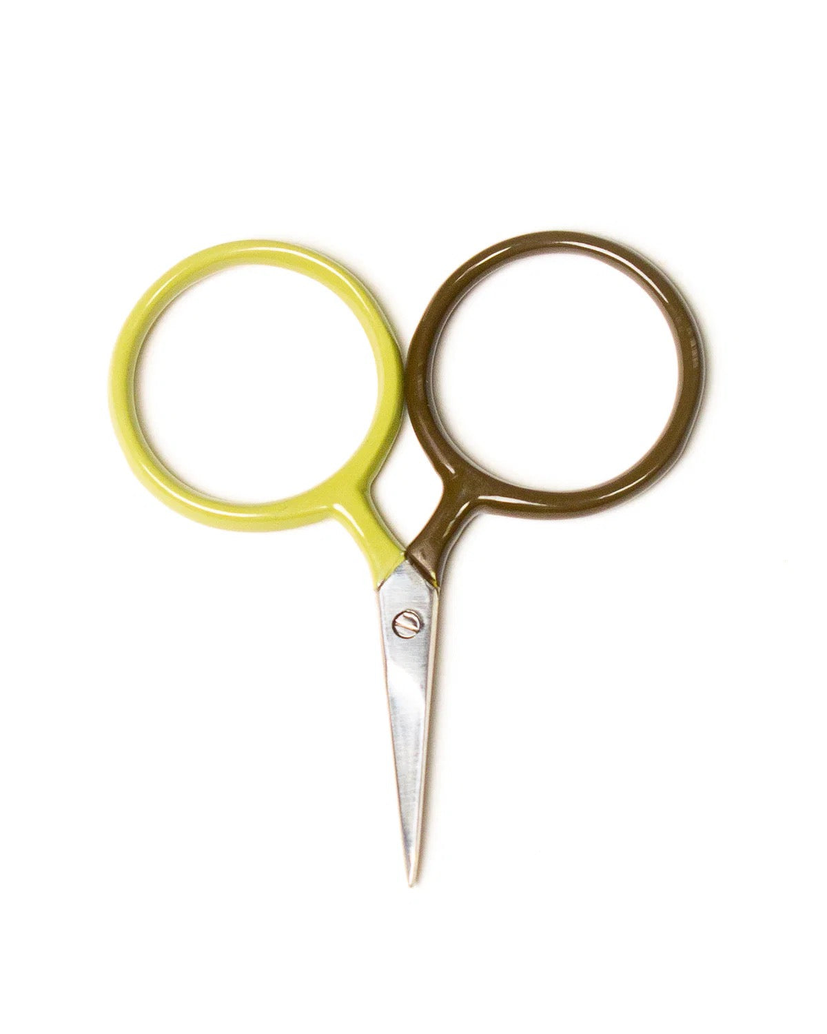 DEGEN Two Tone Circle Mini Scissors Moss+Sprig