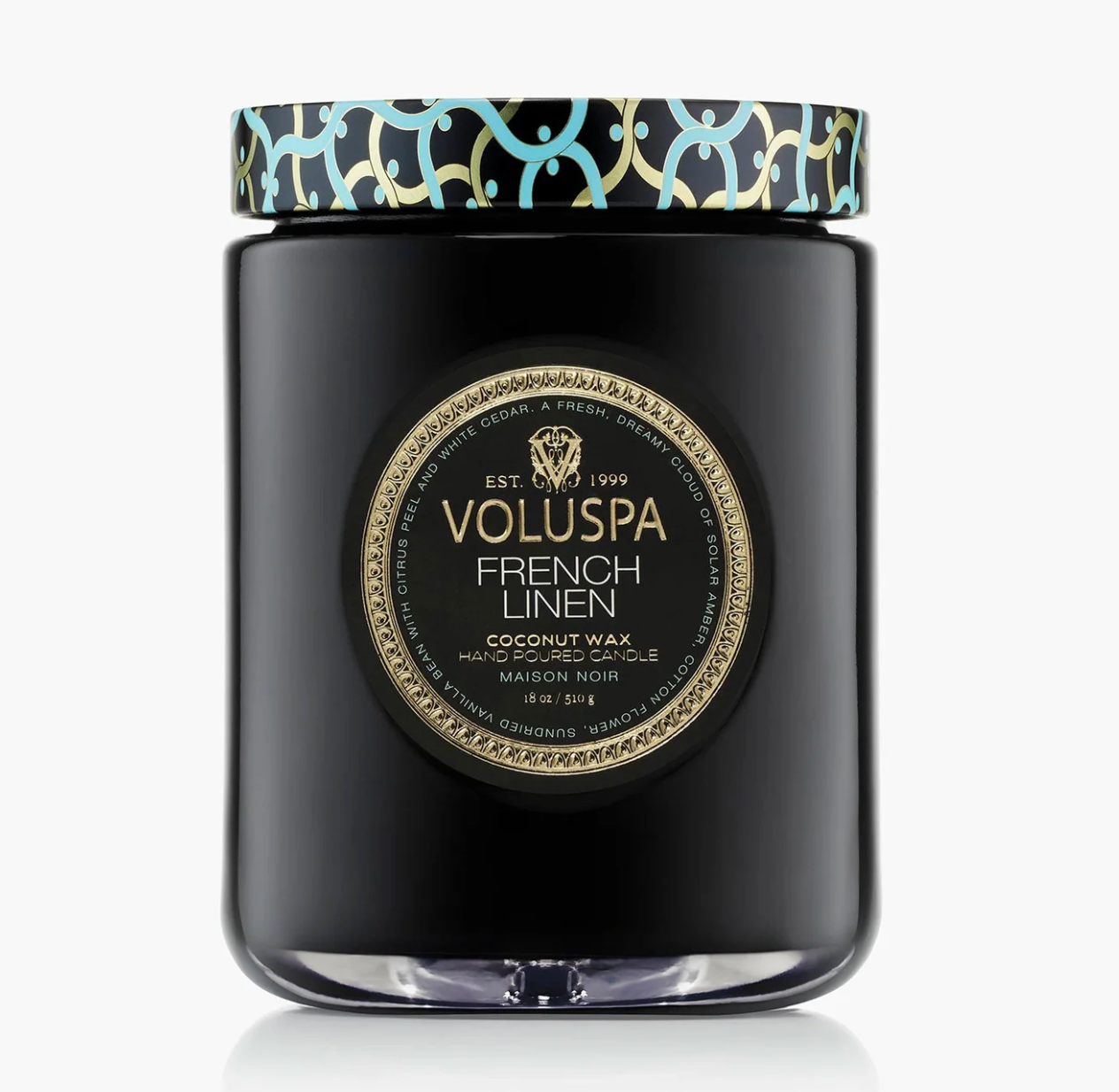 French Linen – Voluspa 18 oz Candle