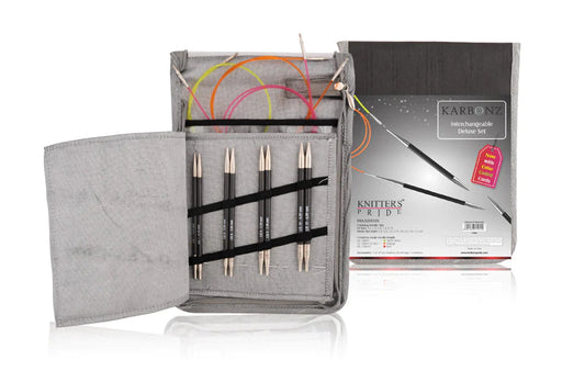 Knitter's Pride - Karbonz - 4.5" Interchangeable Needle Set Deluxe