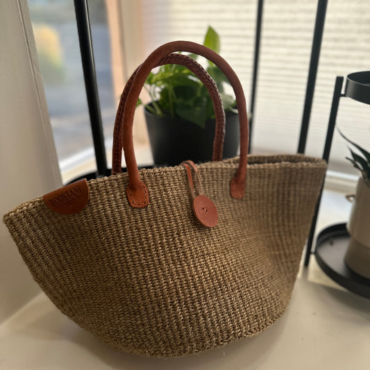 Natural Sisal Floor Basket - Boostani Basket