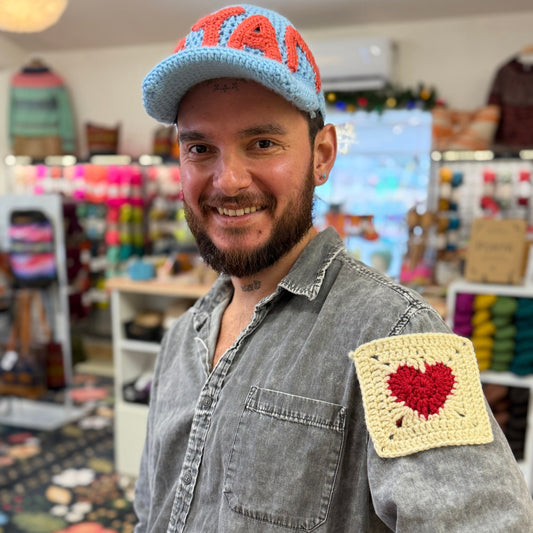 Heart Granny Square Crochet Class (Beginner-Friendly!)