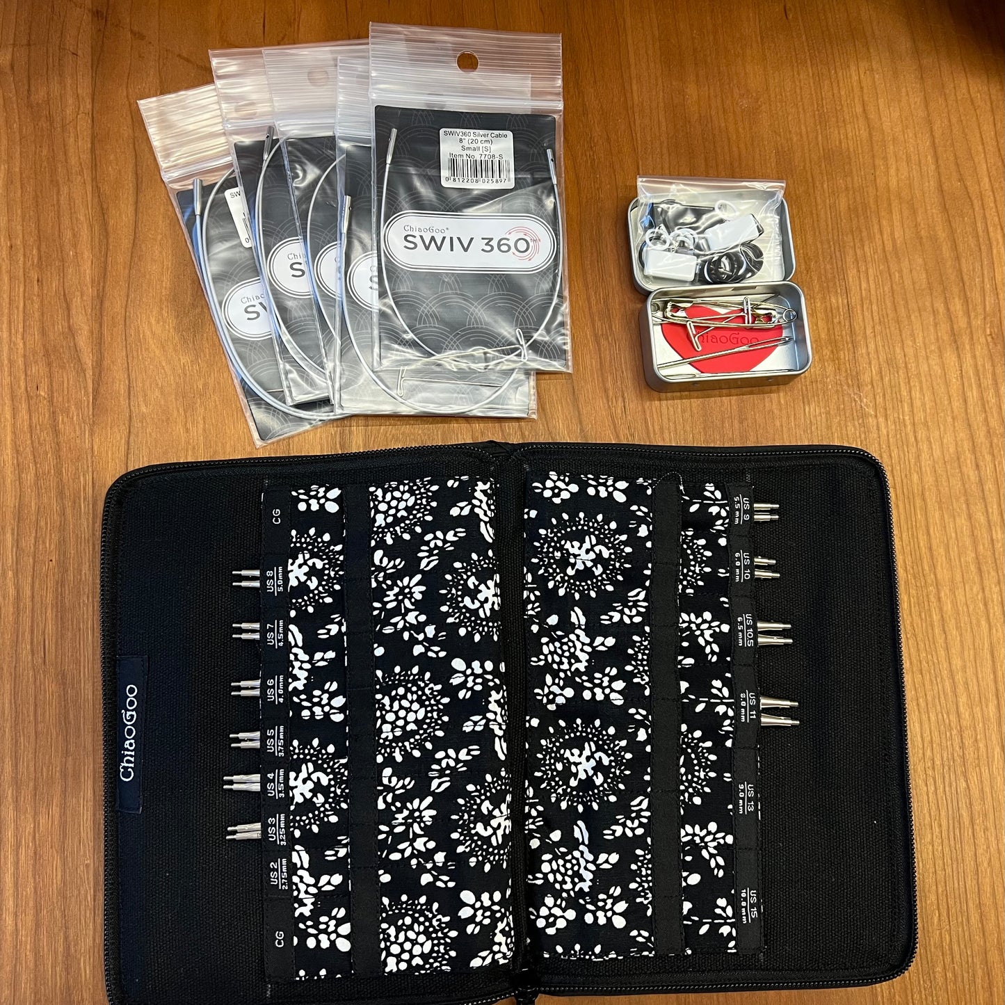 ChiaoGoo Quad Interchangeable Needle Set