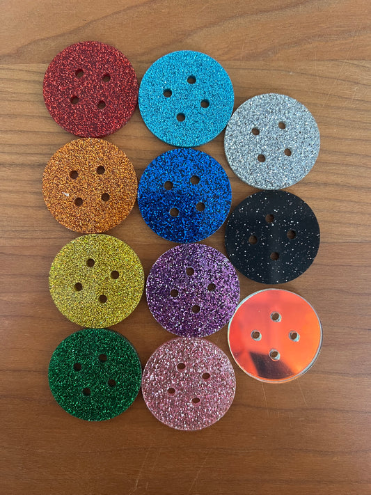 Glitter Buttons