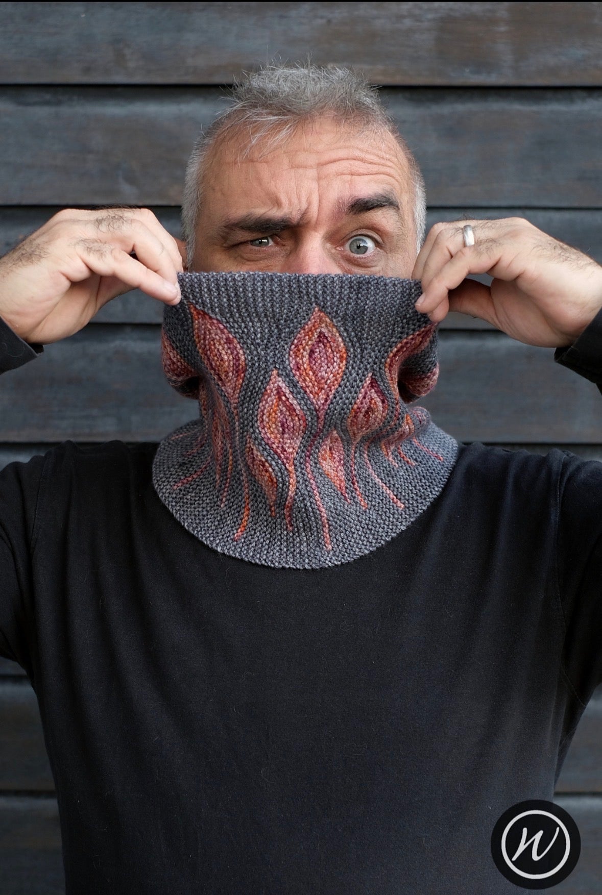 Short Row Colorwork - Toph Compagne Cowl