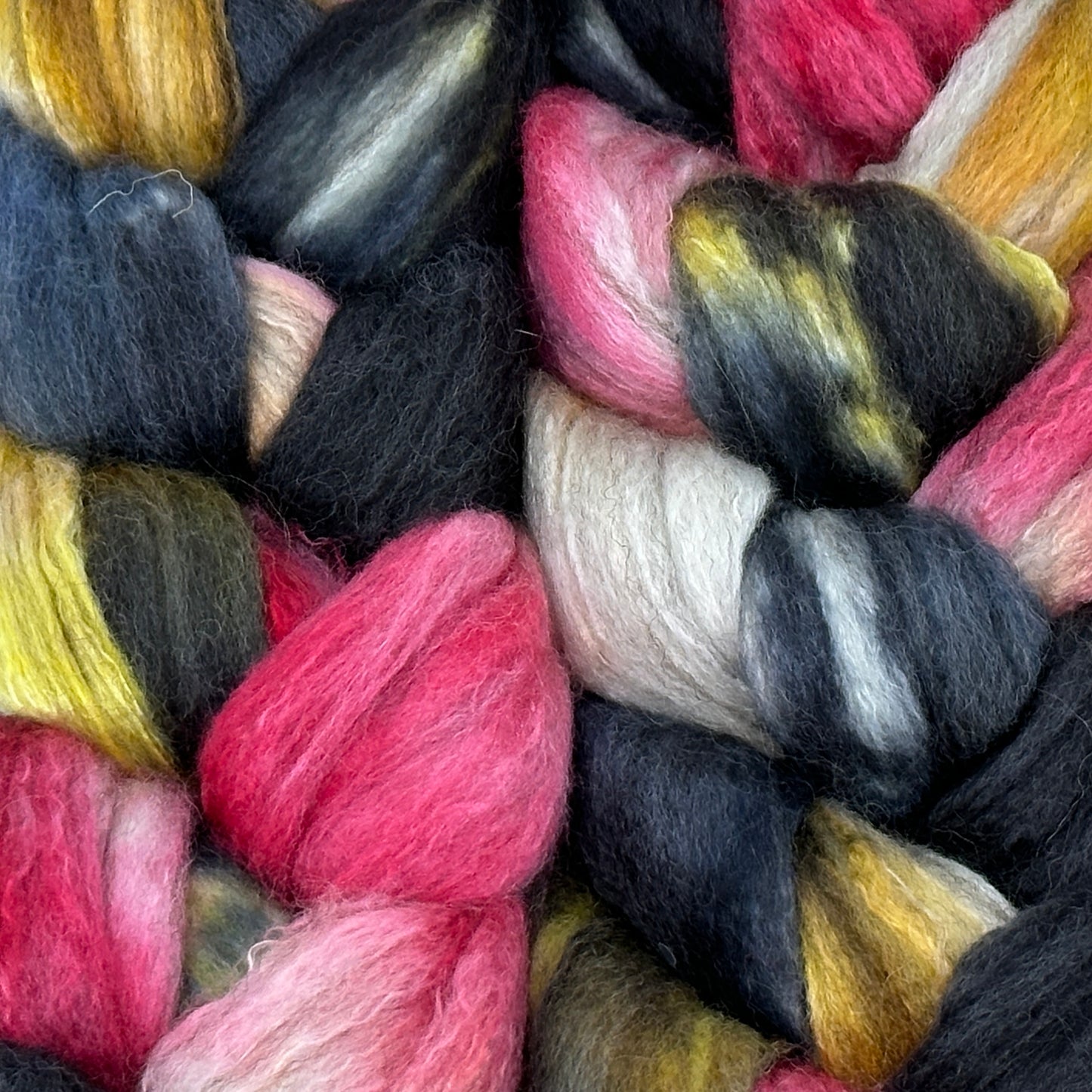 Bee's Knees - Merino, BFL, Silk Combed Top Blend