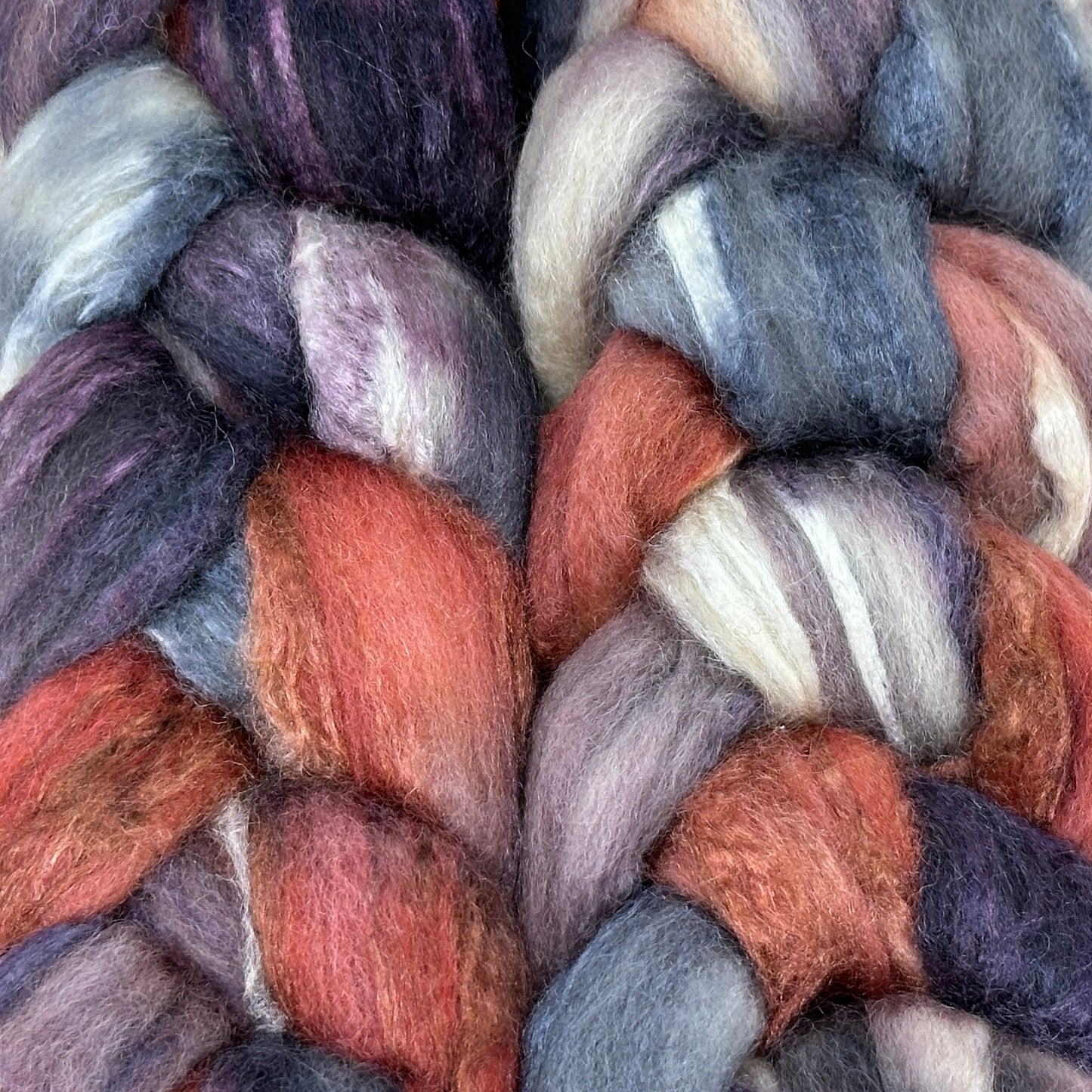 Nightshade - BFL/Tussah Silk Combed Top