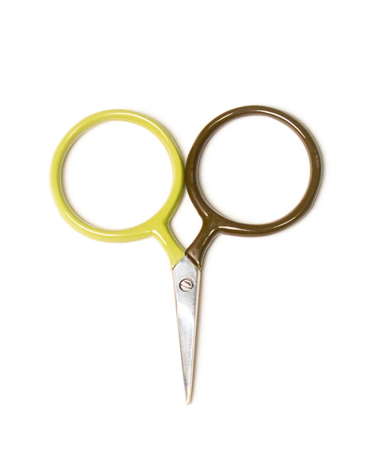 DEGEN Two Tone Circle Mini Scissors Moss+Sprig