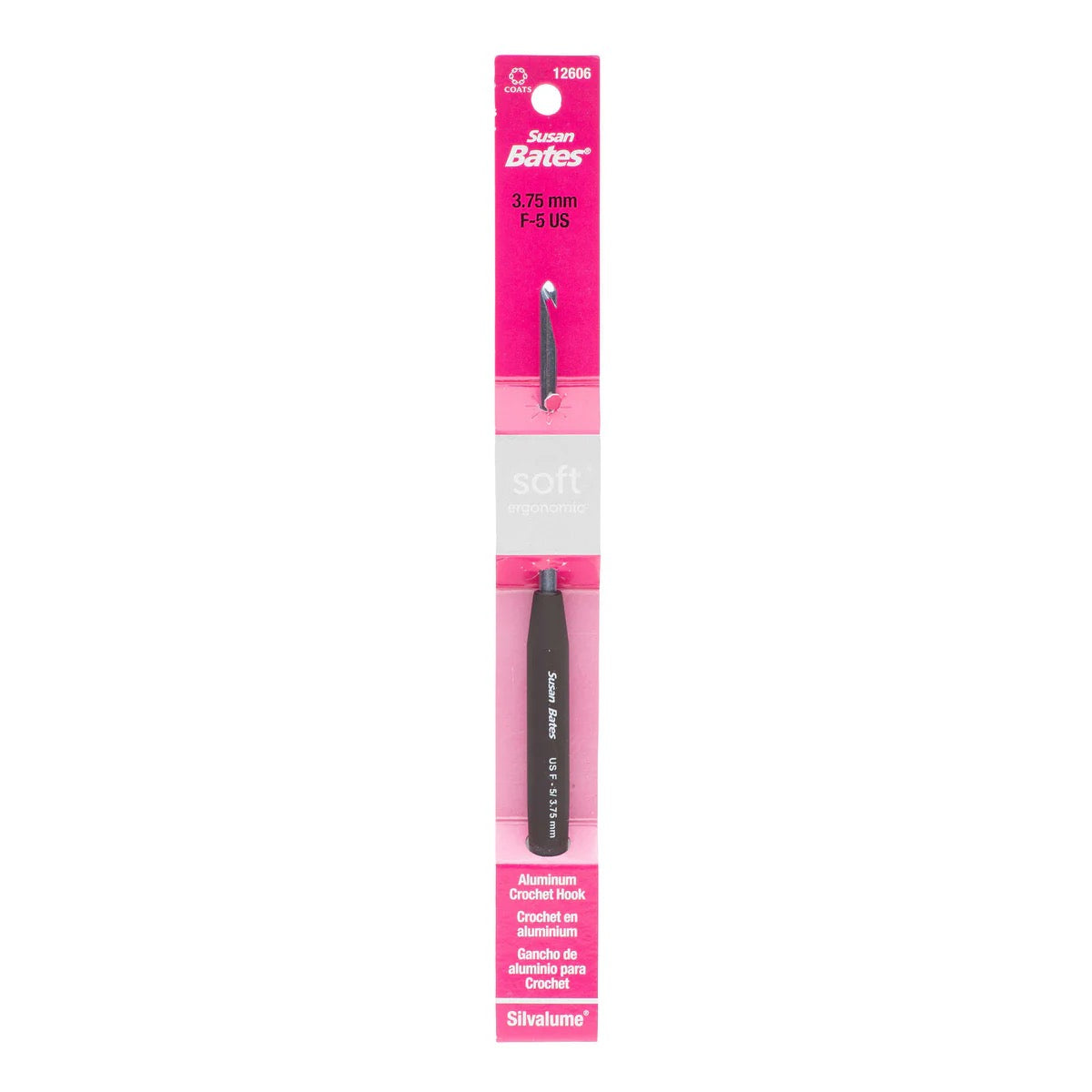Susan Bates Ergonomic Aluminum Crochet Hooks
