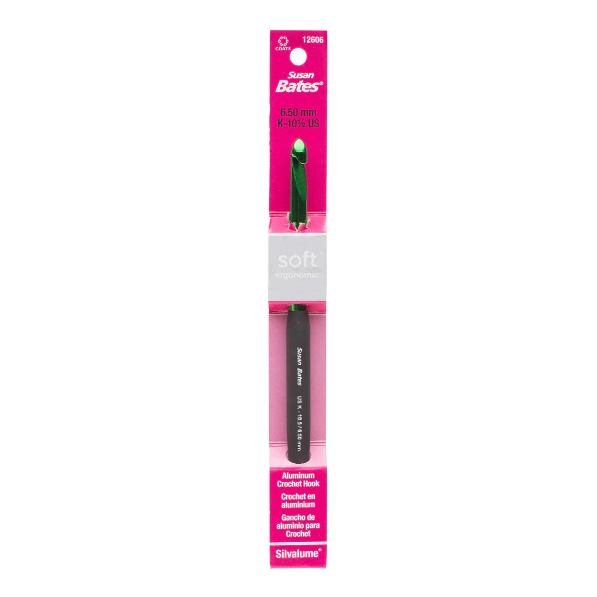 Susan Bates Ergonomic Aluminum Crochet Hooks
